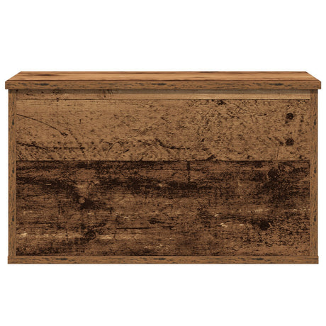 Storage Box Old Wood 60X35X35 Cm Made Of Engineered Wood