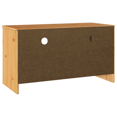 Tv Cabinet &quot;Drammen&quot; 99X43X55 Cm Solid Wood Pine