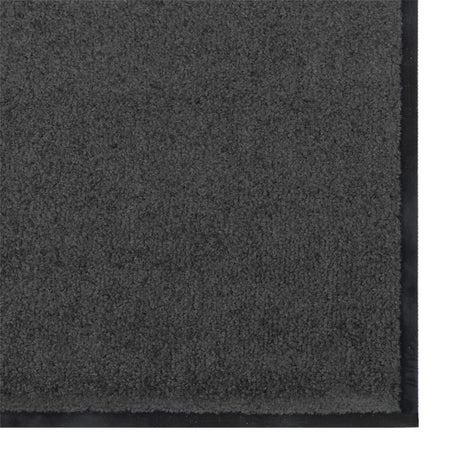 Rectangular Door Mat In Anthracite, 60X180 Cm