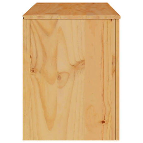 Tv Cabinet &quot;Drammen&quot; 99X43X55 Cm Solid Wood Pine