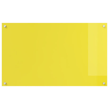 Yellow Kitchen Backsplash - 100X60X0.6 Cm Tempered Glass