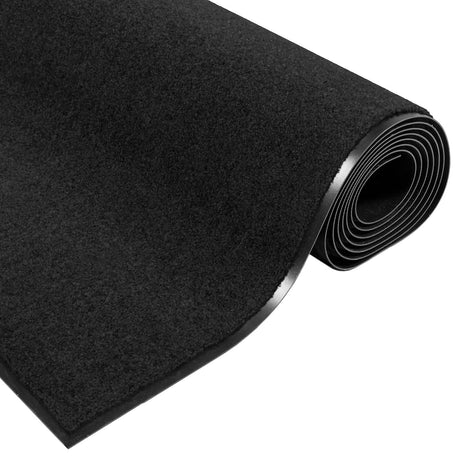 Washable Black Doormat 120X250 Cm