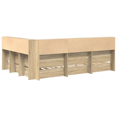 Bookcase Bed Engineered Wood