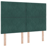 Bed Frame Dark Green 160X200 Cm Velvet