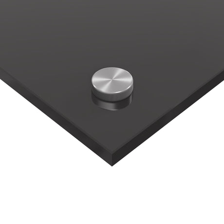 Kitchen Backsplash Dark Gray 120X40X0.6 Cm Tempered Glass