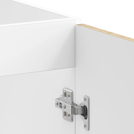 Porto Sink Base Cabinet With Sink - Sonoma Oak, 80X46X84.5 Cm, Made Of Engineered Wood