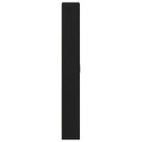 Wardrobe Black Oak 55X25X189 Cm Engineered Wood