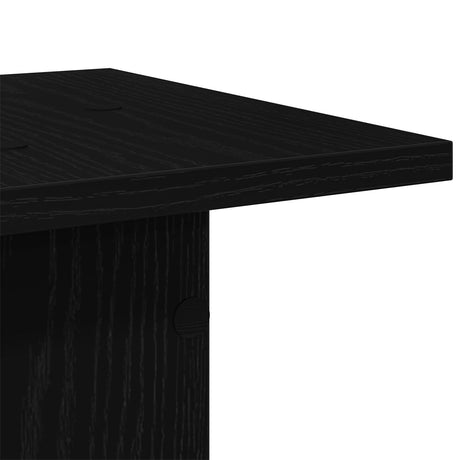 Speaker Stands 2 Pcs Black Oak 30X30X60 Cm Engineered Wood