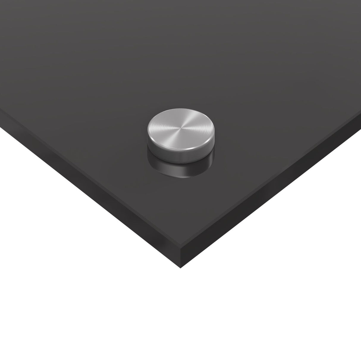 Dark Grey Kitchen Backsplash 110X40X0.6 Cm - Tempered Glass