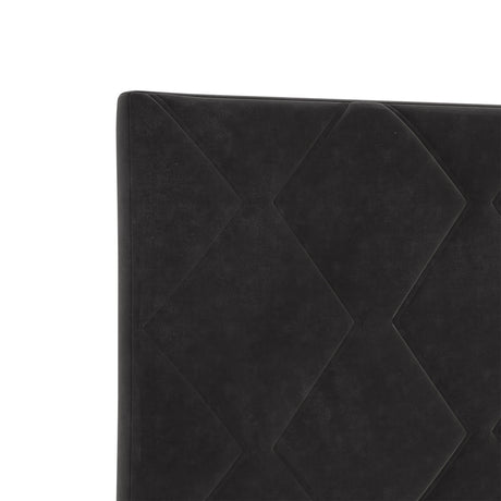 Black Velvet Bed Frame 200X200 Cm