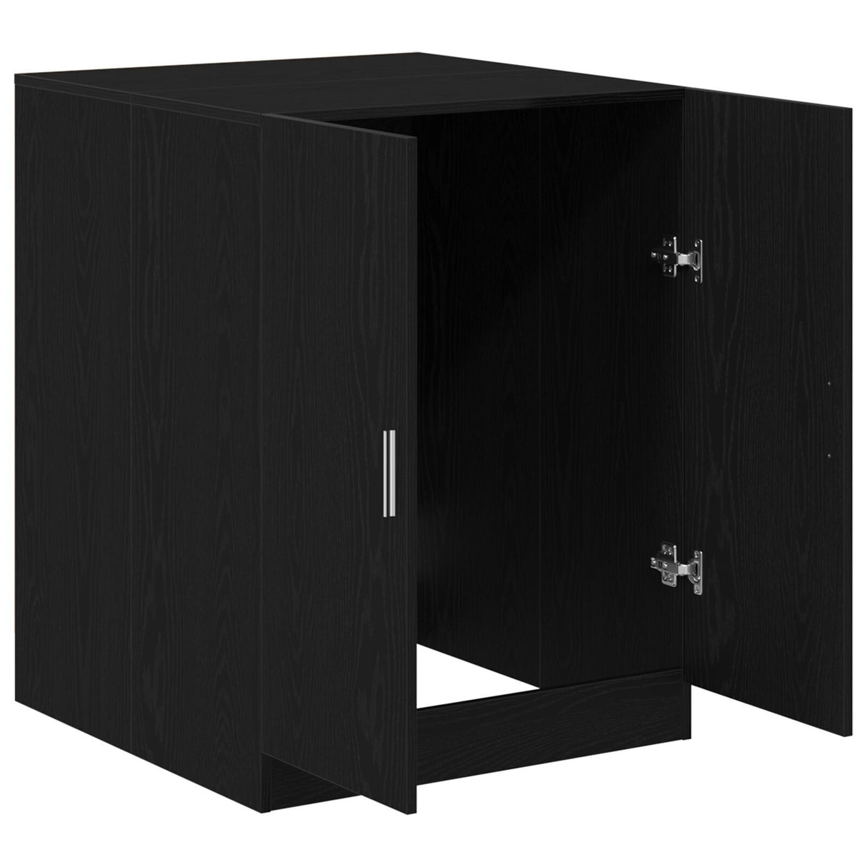 Washing Machine Cabinet - Black Oak - 70.5X71.5X91.5 Cm - Made Of Engineered Wood