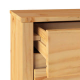 Chest Of Drawers &quot;Drammen&quot; 111X43X73,5 Cm Solid Wood Pine