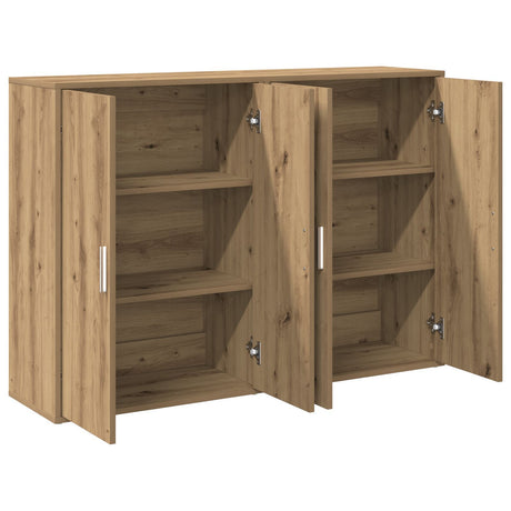Sideboards 2 Pcs Artisan Oak 60X31X84 Cm Engineered Wood