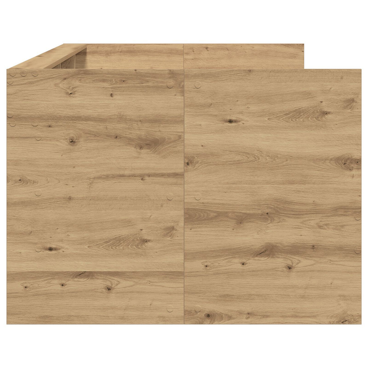 Daybed With Drawers Artisan Oak Engineered Wood 90 X 200 Cm