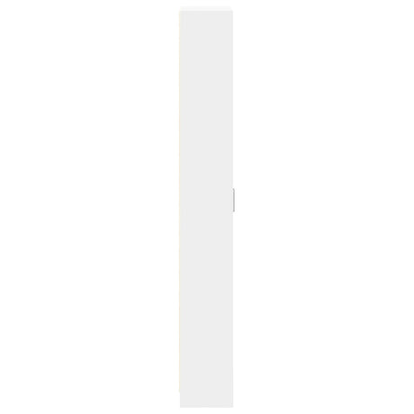 Wardrobe White 55X25X189 Cm Engineered Wood