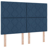 Blue Fabric Bed Frame 140X200 Cm