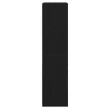 Wardrobe - Black Oak, 50X50X200 Cm, Made Of Engineered Wood