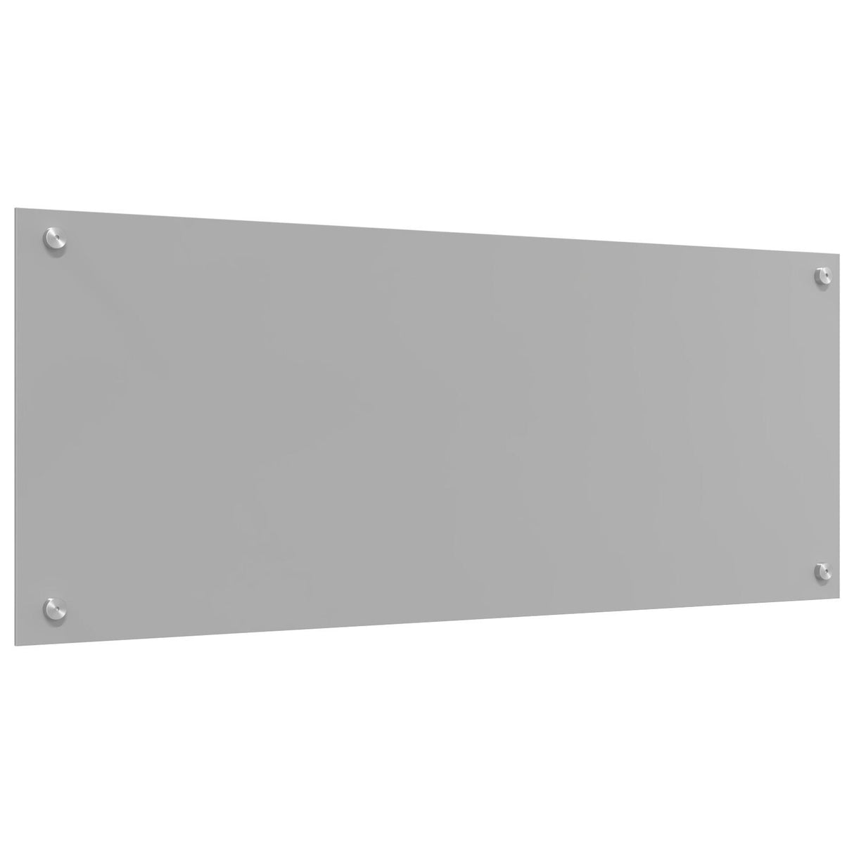 Kitchen Backsplash Light Grey 100X40X0.6 Cm Tempered Glass