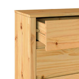 Chest Of Drawers &quot;Drammen&quot; 76,5X40X91 Cm Solid Wood Pine
