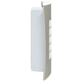 Outdoor Wall Light 2 Pcs Silver Ip44