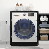 Washing Machine Cabinet - Black Oak - 70.5X71.5X91.5 Cm - Made Of Engineered Wood