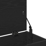 Hall Bench Black Oak 60X30X45 Cm Engineered Wood