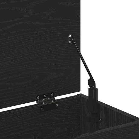 Hall Bench Black Oak 60X30X45 Cm Engineered Wood