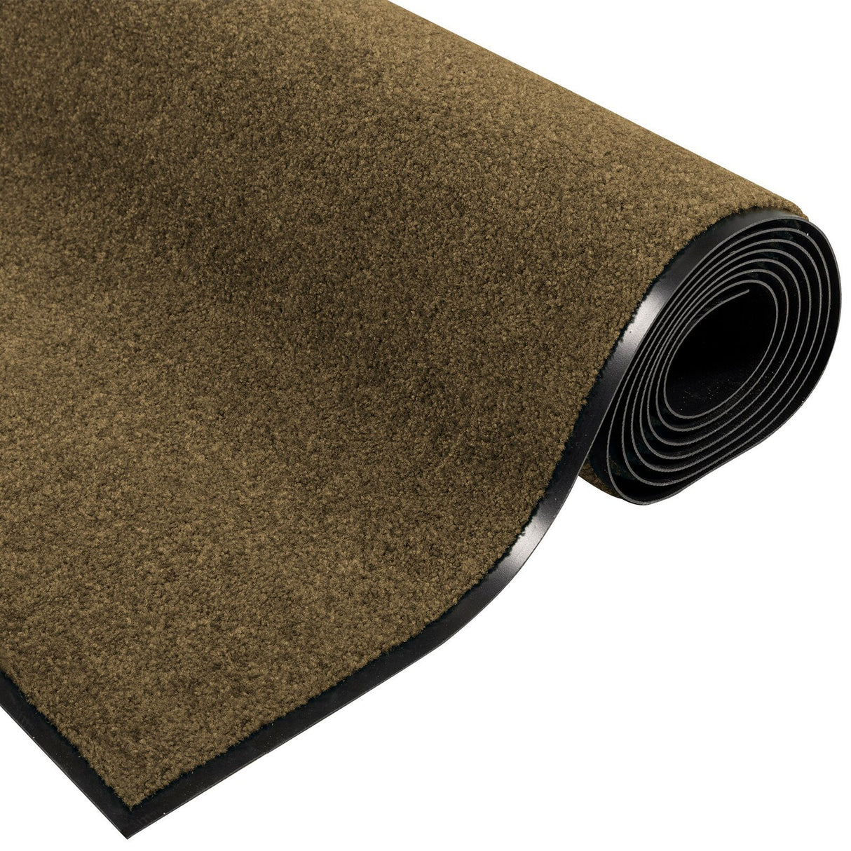 Washable Brown Doormat 120X300 Cm