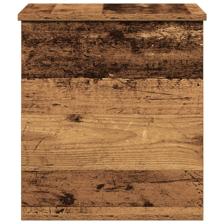 Storage Box Old Wood 40X42X46 Cm Engineered Wood
