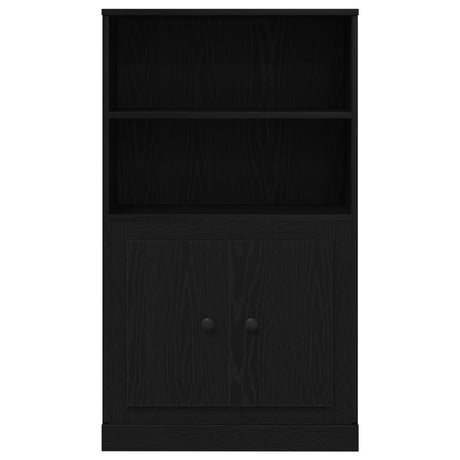 Highboard Black Oak 60X35.5X103.5 Cm Engineered Wood