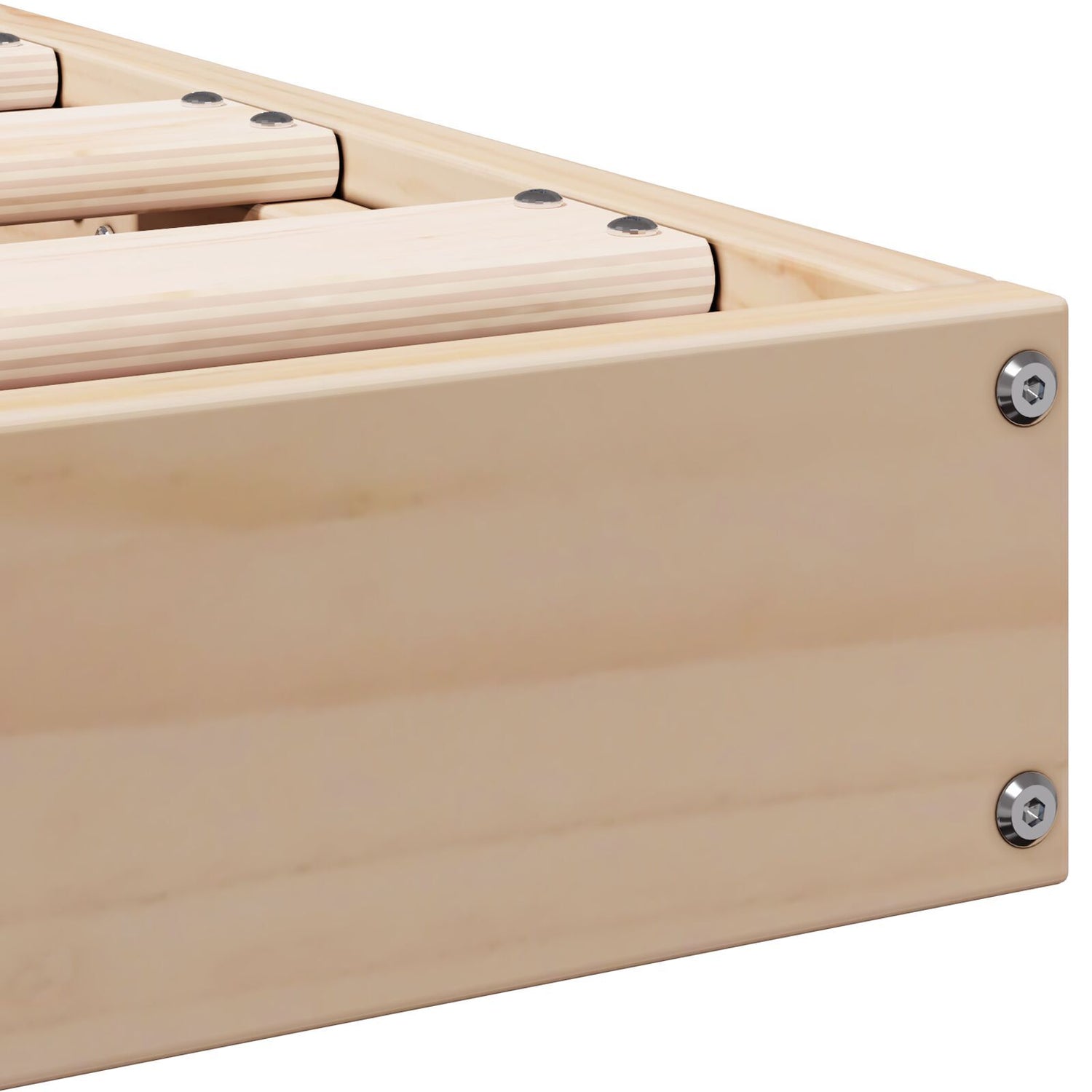 Bed Frame 160X210 Cm Solid Wood Pine