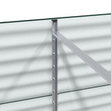 Garden Raised Bed Green 320X80X81 Cm Galvanized Steel