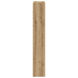 Shoe Cabinet Artisan Oak 80X21X125,5 Cm Engineered Wood