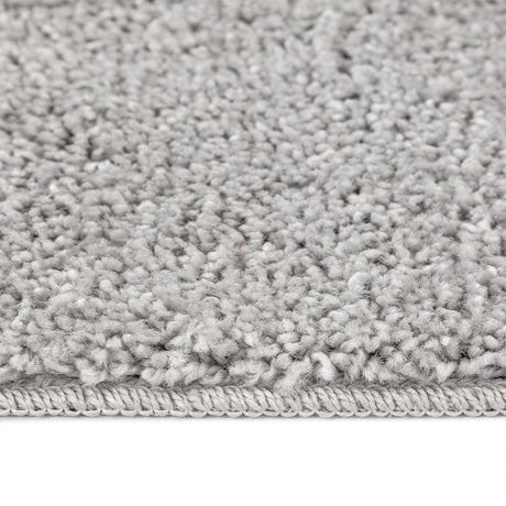 Shaggy Rug With Latex Backing Grey 160X160 Cm