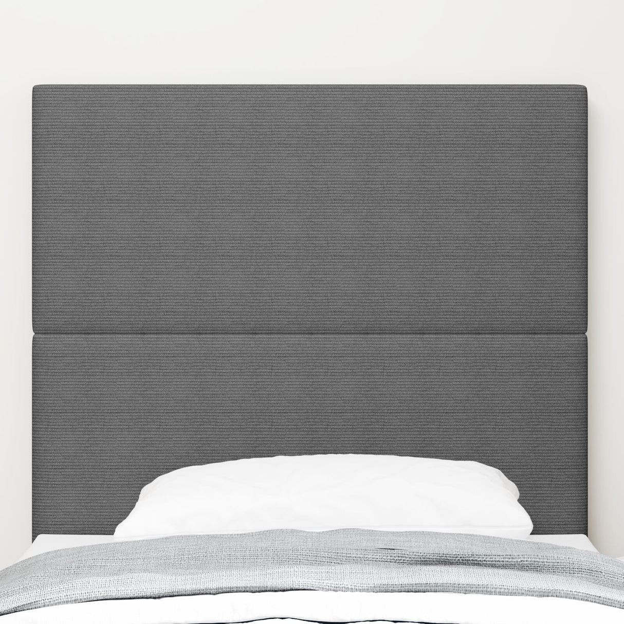 Headboard Plain Design Corduroy Fabric