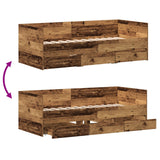 Daybed Old Wood Engineered Wood 90 X 190 Cm Sturdy Daybed