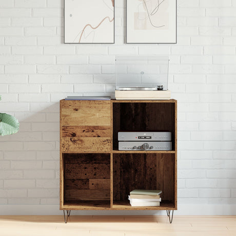Media Cabinet Artisan Oak 84.5X38X90 Cm Engineered Wood