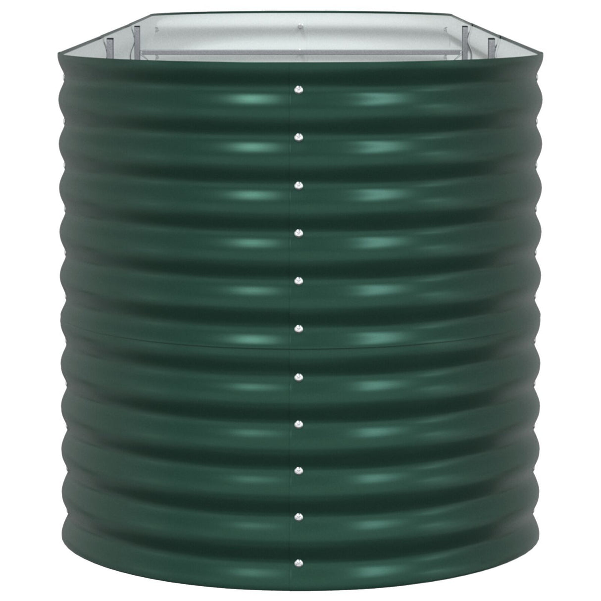 Garden Raised Bed Green 320X80X81 Cm Galvanized Steel