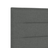 Bed Frame In Dark Grey, 160X200 Cm, Fabric