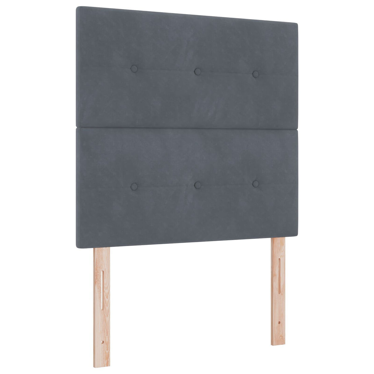 Bed Frame Dark Grey 90X190 Cm Velvet