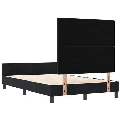 Black Velvet Bed Frame 120X200 Cm