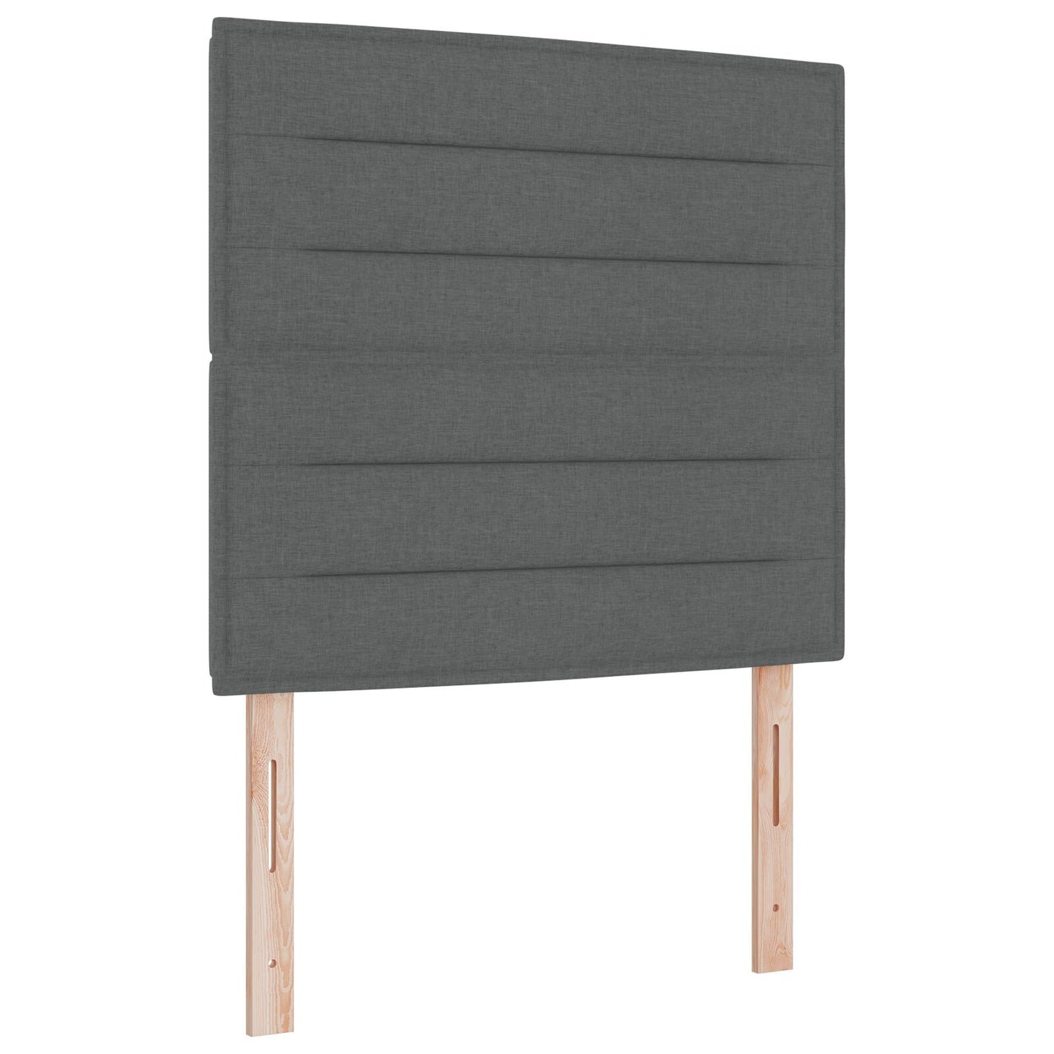 Bed Frame Dark Grey 90X190 Cm Fabric