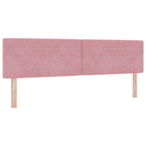 Box Spring Bed With Mattress Pink 200X200 Cm Velvet