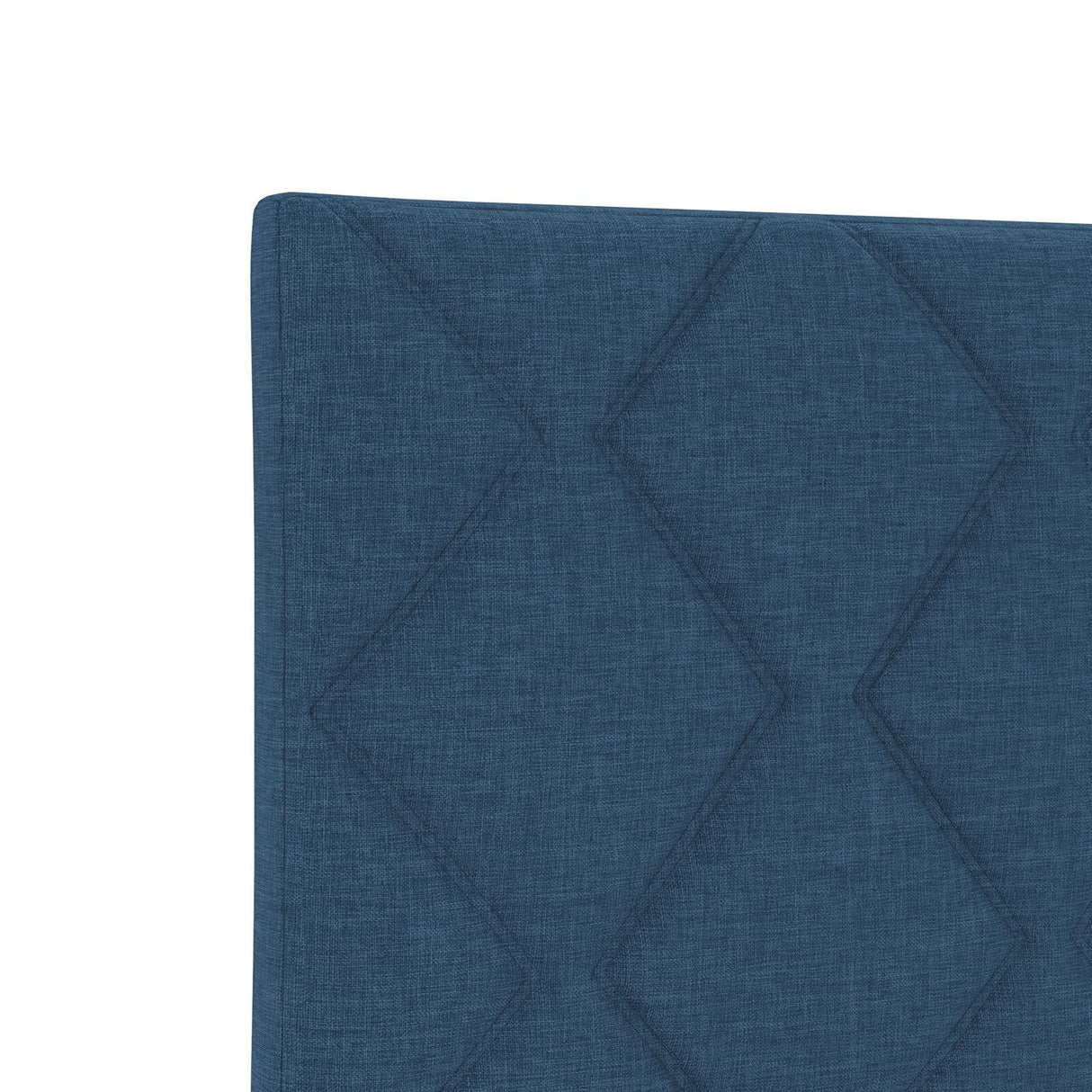 Blue Fabric Bed Frame 140X200 Cm
