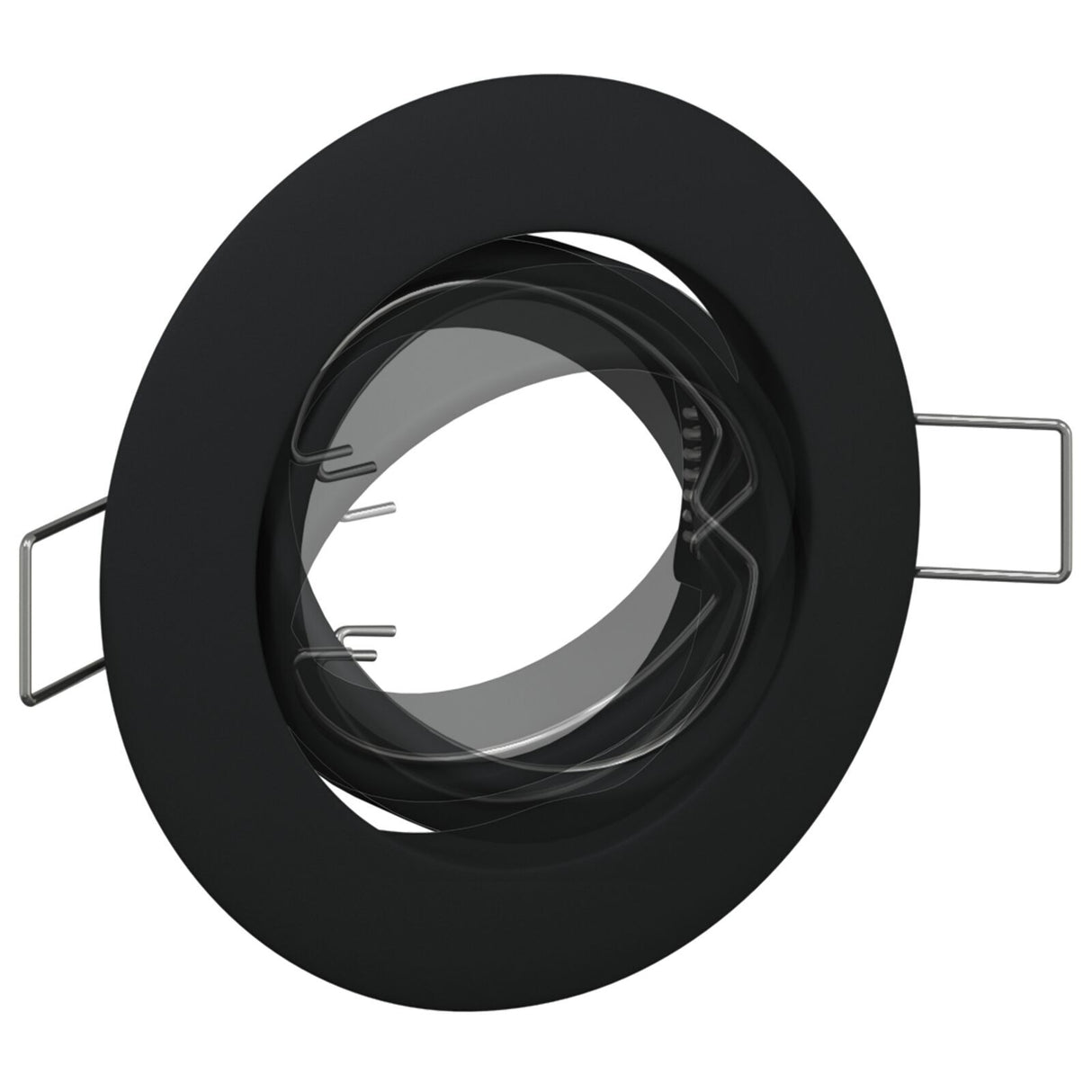 Recessed Spotlights 6 Pcs Round Gu10 Ø90 Mm Steel