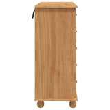 Chest Of Drawers 'Askim'91X40X95.5 Cm Solid Wood Pine