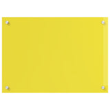 Kitchen Backsplash In Yellow, 70X50X0.6 Cm, Made Of Tempered Glass