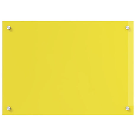 Kitchen Backsplash In Yellow, 70X50X0.6 Cm, Made Of Tempered Glass