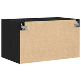 Wall Cabinet Black Oak 70X42,5X40 Cm Engineered Wood