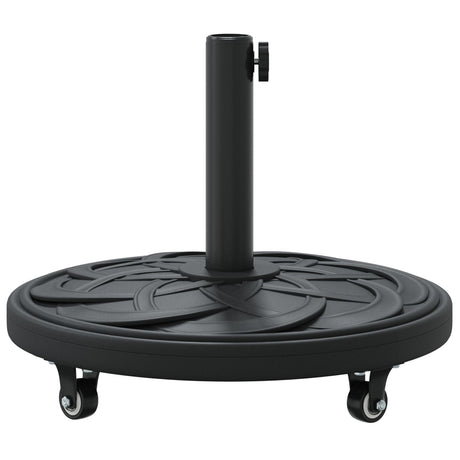 Parasol Base With Wheels For Ø38-48 Mm Poles 13 Kg Round